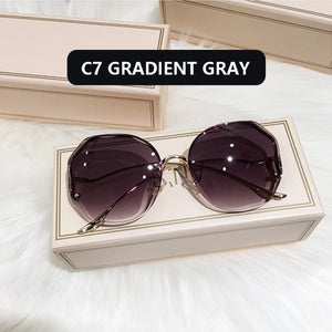 2022  Fashion Tea Gradient Sunglasses for Women