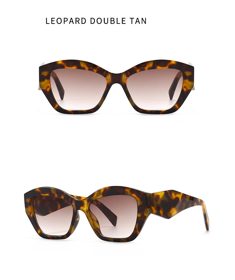 Rectangle Cat Eye Sunglasses Women Fashion 2022